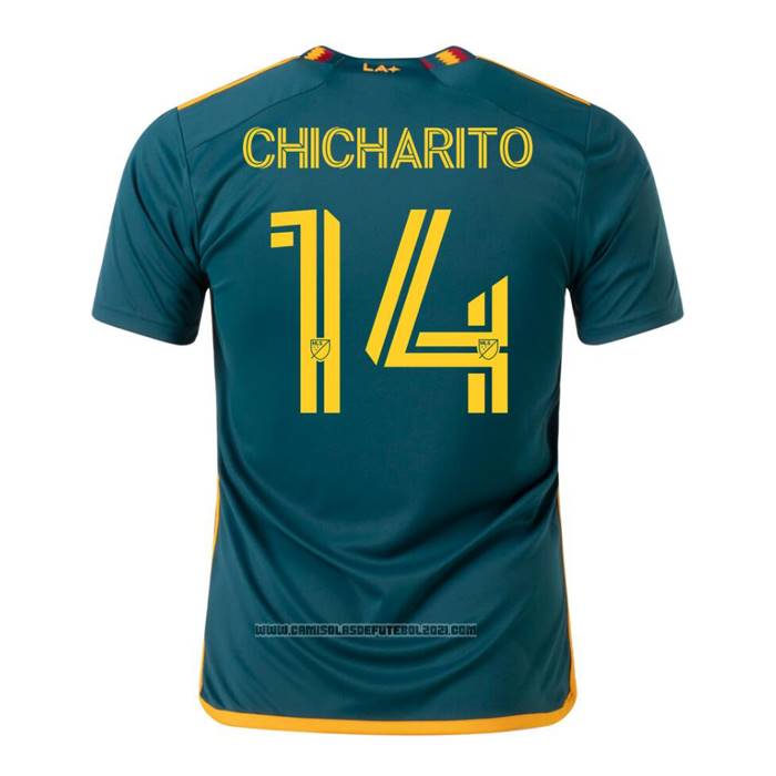 Camisola Los Angeles Galaxy Jogador Chicharito 2º 2023-2024